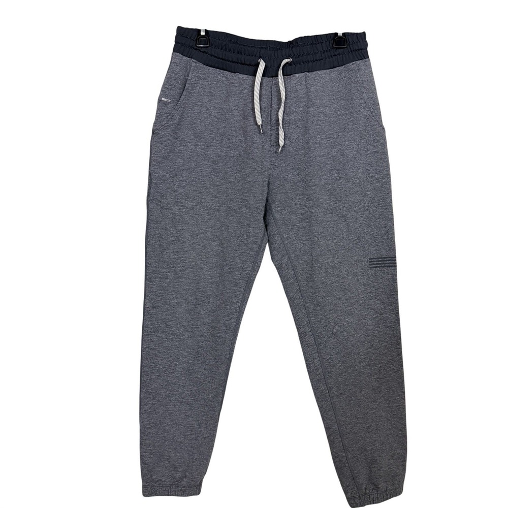 Vuori Balboa Jogger Sweatpants Mens Sz L Grey Black Heathered Athletic Running